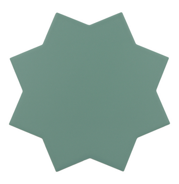 Picture of MiR Mosaic - Tangier Cross and Star Star Green