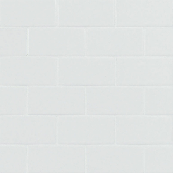 Picture of MS International - Retro Mosaic Matte White Brick 2x4