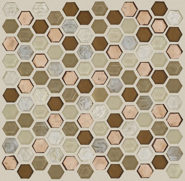 Picture of Shaw Floors - Molten Glass Hexagon Penny