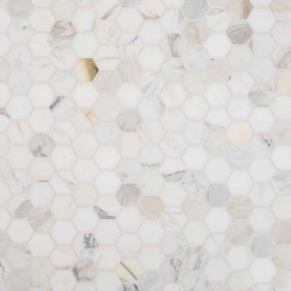 Picture of MS International - Marble Mosaics Hexagon 2 x 2 Polished Calacatta Gold