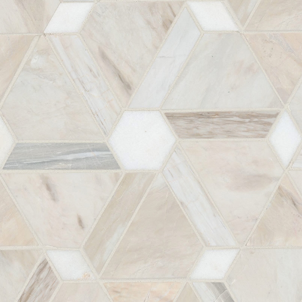 Picture of MS International - Marble Mosaics Other Polished Angora Floralis