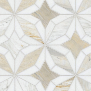 Picture of MS International - Marble Mosaics Other Polished Athena Gold Estrella