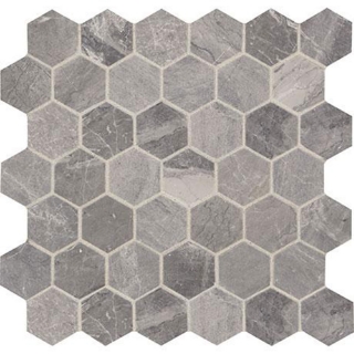 Picture of Marazzi - Predella Mosaic Hexagon Mosaic Meta Silver