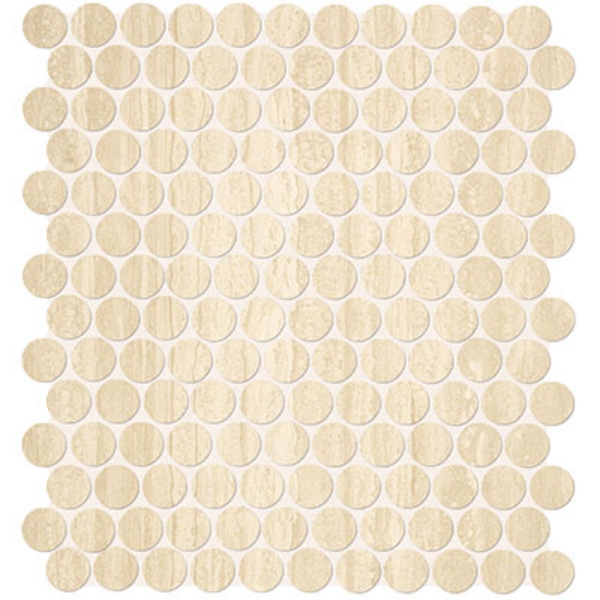 Picture of FAP Ceramiche - Roma Penny Round Travertino