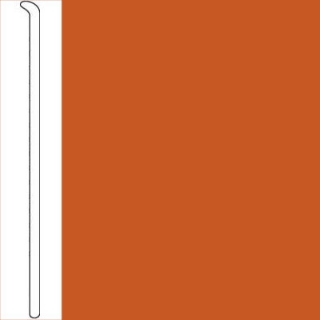 Picture of Tarkett - Traditional Wall Base Toeless 1/8 2 1/2 Inch Tangerine Tango