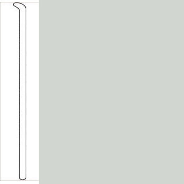 Picture of Johnsonite - Baseworks ThermoSet 6 Toeless Wall Base Vapor Grey