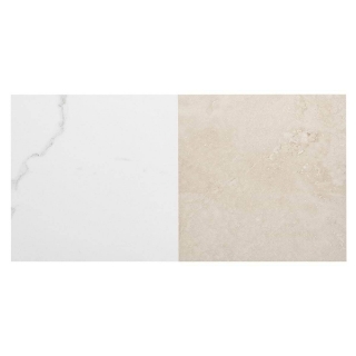 Picture of SOHO Studio Corp - Checkerboard Fortunato Calacatta White and Marfil Beige