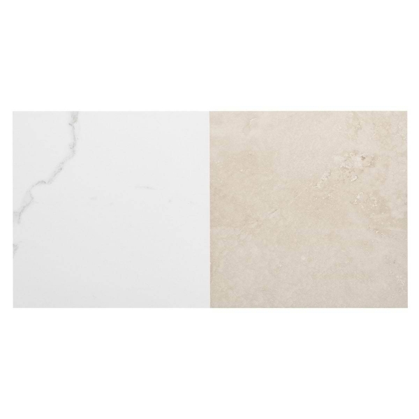 Picture of SOHO Studio Corp - Checkerboard Fortunato Calacatta White and Marfil Beige