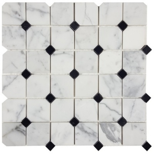 Picture of Tesoro - Metropolitan Stone Prisma Mosaic Calacatta Gold