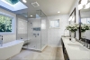 Picture of Elon Tile & Stone - Fleur Mosaics Calacatta White Thassos Crema Marfil