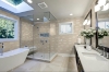Picture of Elon Tile & Stone - Limestone 3 x 6 Light Ivory Travertine Honed