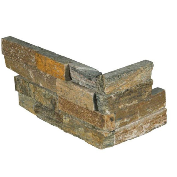 Picture of MS International - RockMount Stacked Stone L Corner 6 X 12 x 6 Canyon Creek