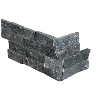 Picture of MS International - RockMount Stacked Stone L Corner 6 X 12 x 6 Coal Canyon