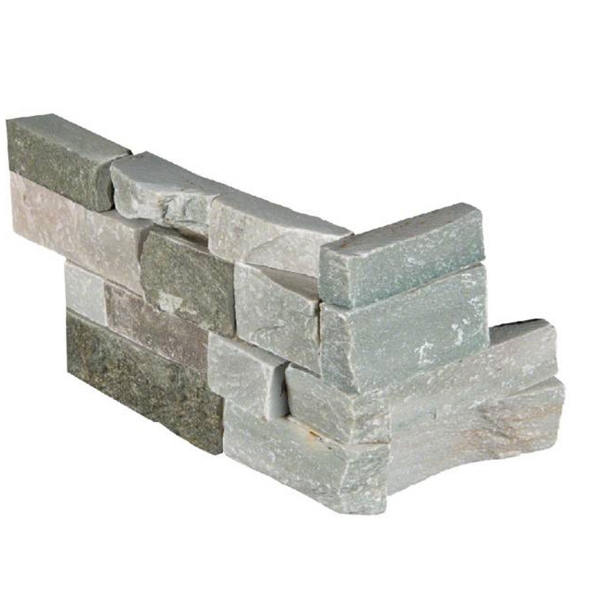 Picture of MS International - RockMount Stacked Stone L Corner 6 X 12 x 6 Sierra Blue