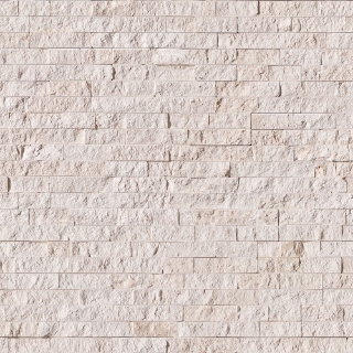 Picture of MS International - RockMount Stacked Stone L Corner 6 X 12 x 6 Mayra White