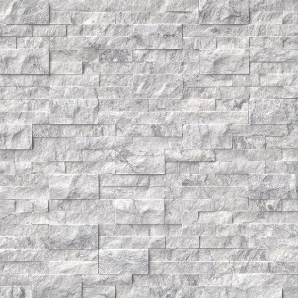 Picture of MS International - RockMount Stacked Stone L Corner 6 X 12 x 6 Arabescato Carrara