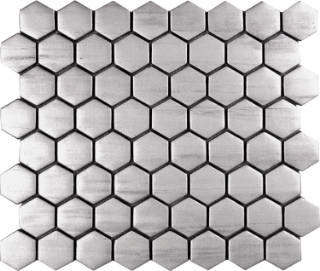 Picture of Bati Orient - Mix Mosaic Hexagon Stainless Steel Glass