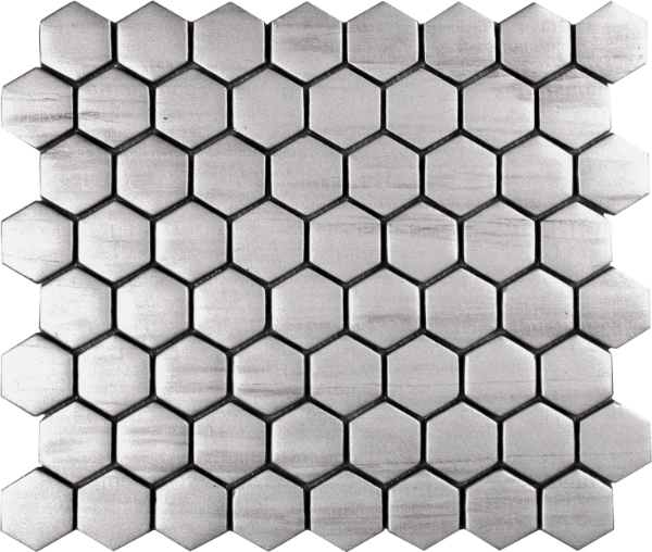 Picture of Bati Orient - Mix Mosaic Hexagon Stainless Steel Glass