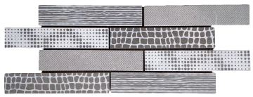 Picture of Bati Orient - Marble Nature Print Brick Grey