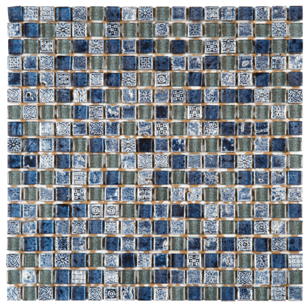 Picture of Bati Orient - Mix Mosaic 5/8 x 5/8 Blue Glass Decor