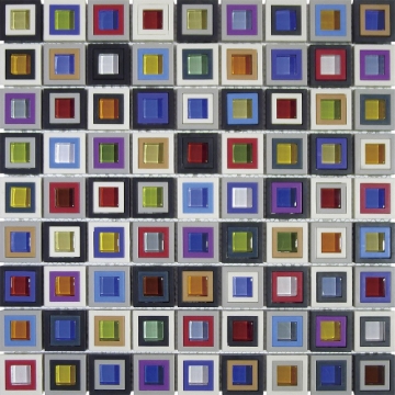 Picture of Bati Orient - Mix Mosaic Mix Squares Multicolor Glass Resin Mix