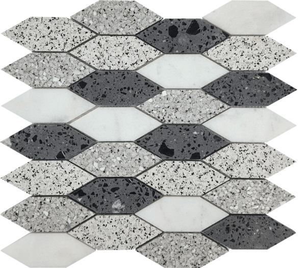 Picture of Bati Orient - Terrazzo Mosaics Long Hexagon Mix