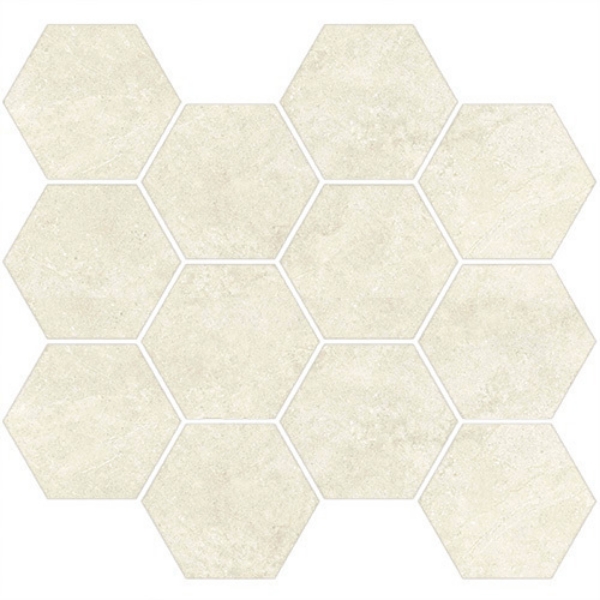 Picture of Ecoceramic - Babilon Mosaic Hexagon Bone