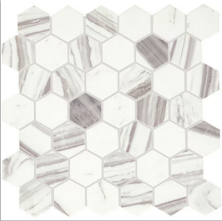 Picture of Daltile - Eclessia Hexagon Mosaic Volakas