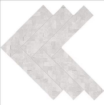 Picture of Daltile - Eclessia Double Herringbone Mosaic Cristallo