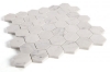 Picture of Elysium - 2 x 2 Hexagon Mosaic Calacatta White Honed