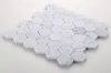 Picture of Elysium - 2 x 2 Hexagon Mosaic Carrara Honed