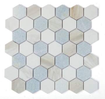 Picture of Elysium - 2 x 2 Hexagon Mosaic Sky