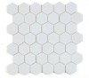 Picture of Elysium - 2 x 2 Hexagon Mosaic Thassos Polished