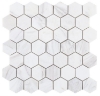 Picture of Elysium - 2 x 2 Hexagon Mosaic White