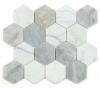 Picture of Elysium - 3 x 3 Hexagon Mosaic City Grey