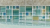 Picture of Anthology Tile - Splash Mixed Mosaic Neptune Blocks Emerald