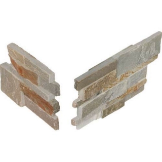 Picture of Daltile - Stacked Stone Ledger Shanghai Rust Corner