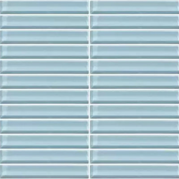 Picture of Daltile - Color Wave Classic Colors Mosaic 1 x 6 Blue Lagoon