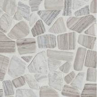 Picture of Daltile - Stone Decorative Pebble Mosaics Chenille White Polished