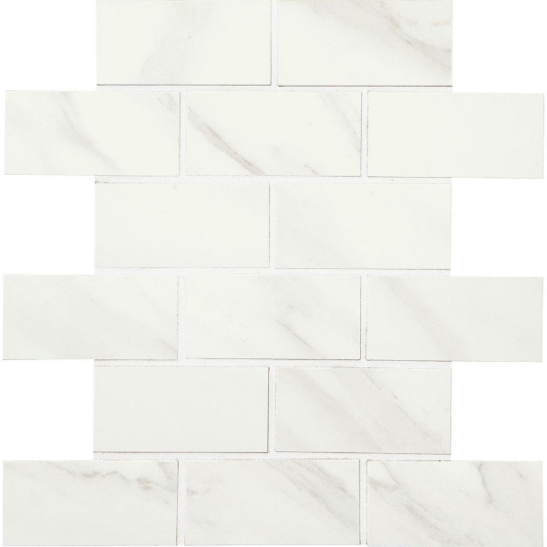 Picture of American Olean - Mirasol Brick Joint Mosaic Bianco Carrara 2