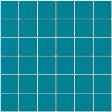Picture of American Olean - Unglazed Porcelain Mosaics Clearface 2 x 2 Peacock Blue