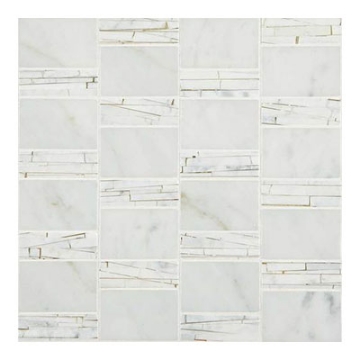 Picture of Daltile - Marble Mosaics Carrara White Abstract