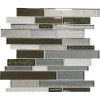 Picture of Daltile - Crystal Shores Random Linear Mosaic Emerald Isle