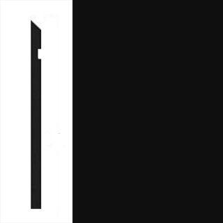 Picture of Johnsonite - Millwork Reveal 4 1/4 Black