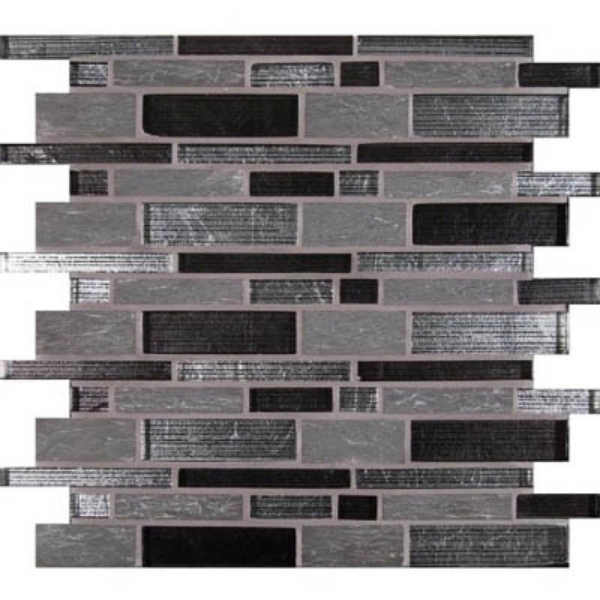 Picture of MS International - Decorative Blends Mosaic Interlocking 12 x 12 Perspective Blend