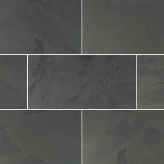 Picture of MS International - Slate and Quartzite 16 x 24 Montauk Black