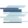 Picture of Daltile - Color Wave Classic Blends Mosaic 12 x 18 Winter Blues