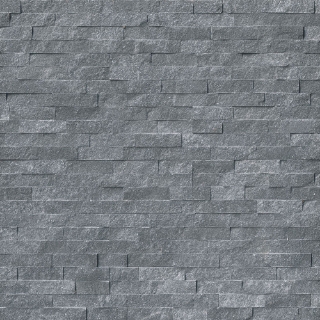 Picture of MS International - RockMount Stacked Stone Panels 6 X 24 Cosmic Black