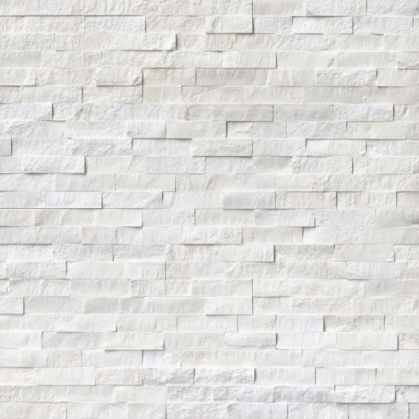 Picture of MS International - RockMount Stacked Stone Panels 6 X 24 Cosmic White