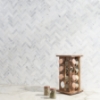Picture of SOHO Studio Corp - Asian Statuary Mosaic Herringbone 1 x 3 Herringbone